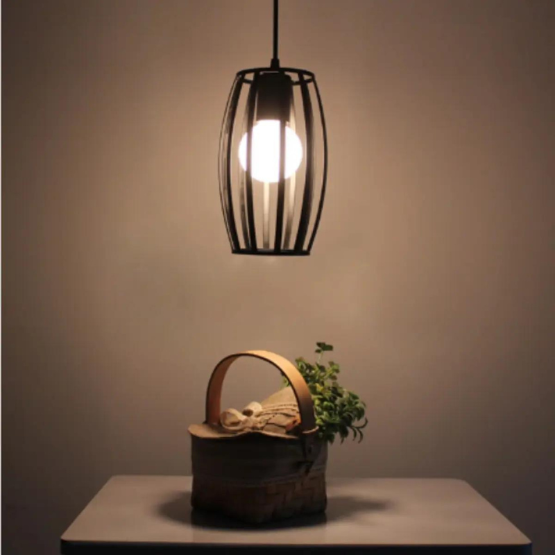 Lámpara Colgante Vintage Ovalada - Estilo Industrial E27